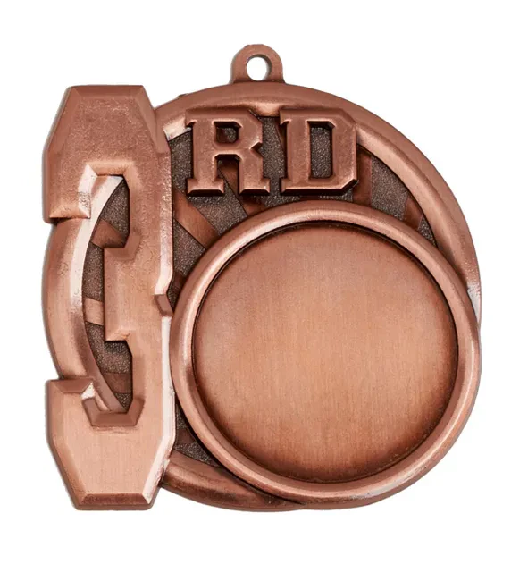 Large 1st 2nd 3rd Place Centre Medal 70mm (2 3/8