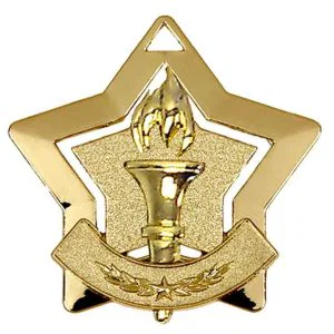 Mini Star Achievement Medal 60mm (2 3/8