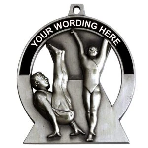 Heavyweight Personalised Podium Gymnastics Medal 55mm (2