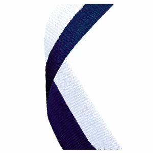 Blue & White Medal Ribbon 76cm (30
