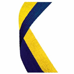 Blue & Yellow Medal Ribbon 76cm (30