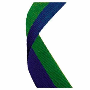 Blue & Green Medal Ribbon 76cm (30