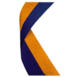 Blue & Gold Medal Ribbon 76cm (30