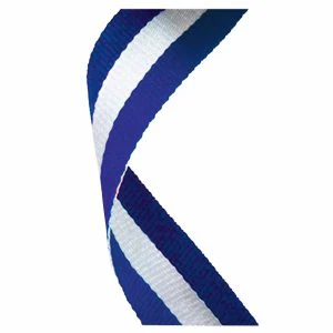 Blue, White & Blue Medal Ribbon 76cm (30